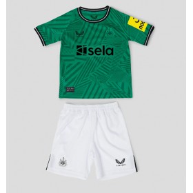 Baby Fußballbekleidung Newcastle United Auswärtstrikot 2023-24 Kurzarm (+ kurze hosen)